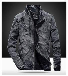 Veste en jean d'hiver pour homme, design le plus récent, 100% coton, haute qualité, respirante, séchage rapide, coupe-vent, écologique - Product Image 2