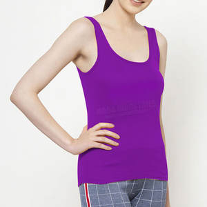 Camisetas sin mangas de secado rápido para mujer, camisetas sin mangas hechas en fábrica al mejor precio, camisetas sin mangas para mujer, camisetas sin mangas de tamaño personalizado - Product Image 4