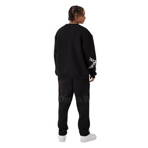 Vente en gros de survêtement Sweat à capuche épais ras du cou et pantalon de survêtement micro évasé Ensemble surdimensionné Survêtement pour hommes pour la saison d'hiver - Product Image 5