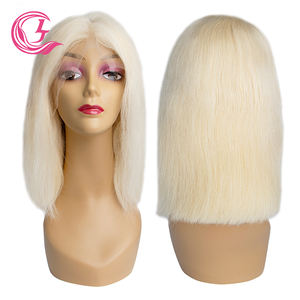 CLJhair Bob parrucca frontale in pizzo trasparente bionda 13x4 parrucche dritte vicino <span class=keywords><strong>a</strong></span> <span class=keywords><strong>Me</strong></span> per donna - Product Image 2