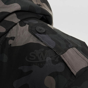 เสื้อปาร์กาหางปลาแบบมีสีกำหนดเองพิมพ์โลโก้ตามสั่งบริการ OEM ดีไซน์ล่าสุด - Product Image 5