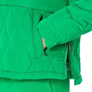 Chaqueta acolchada cálida de invierno para hombre, abrigo de lona ligero, cierre de cremallera, repelente al agua, diseño de Bombardero a prueba de viento, logotipo personalizado relleno - Product Image 3