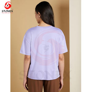 Vente en gros de vêtements de sport respirants pour le yoga, le fitness et le sport vêtements pour femmes t-shirt à manches courtes pour femmes - Product Image 3