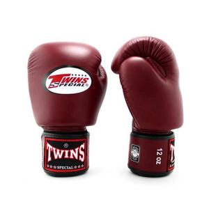 Gants de boxe Muay Thai professionnels Brown Twins, fabriqués en cuir de vache, gants d'entraînement sur mesure, qualité supérieure - Product Image 1
