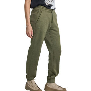 กางเกงนักวิ่งผ้าใบระบายอากาศของผู้หญิงพร้อมเชือกปิดเอวกลางหน้าเรียบกันความชื้นสำหรับกีฬาฤดูหนาว - Product Image 3