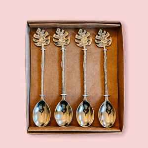 Star Shape Brass Dinner Spoon Modern Style for Home Kitchen Ware Tabletop Wedding Brass Spoon With Box Custom Logo - Product Image 4