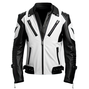 Veste pour homme en cuir de vache véritable de qualité supérieure, coupe ajustée, confortable, imperméable et coupe-vent, nouvelle arrivée, pour le sport d'hiver et la moto - Product Image 1