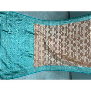 Sari de Seda Hilada Payal Más Vendido, Ligero, Cómodo, Tradicional, Étnico para Mujer, Festivales, Bodas, Fiestas, con Descuento - Product Image 3