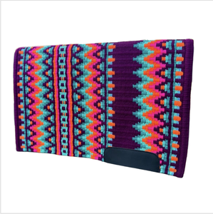 Couverture Western Show de haute qualité fabriquée à la main Tapis de selle en laine de Zélande douce et solide - Product Image 1