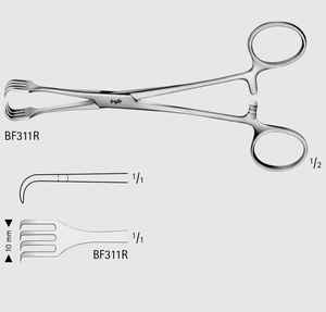 Fórceps quirúrgicos manuales esenciales LAHEY Base de instrumentos quirúrgicos de alta calidad - Product Image 4