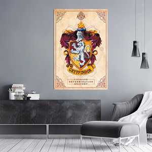 Póster Colgante de Harry Potter con el Escudo de Gryffindor, Impresión Digital, Material Duradero de Poliéster y Plástico - Product Image 2