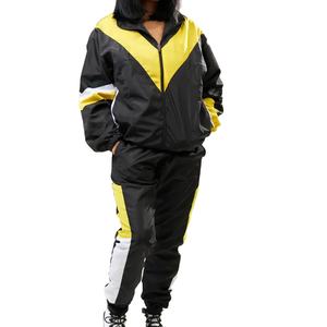 Conjunto de Chaqueta y Pantalones Cortavientos para Mujer, Traje Deportivo de Nailon, Impermeable, Cortavientos, Transpirable, de Secado Rápido, para Actividades al Aire Libre - Product Image 2