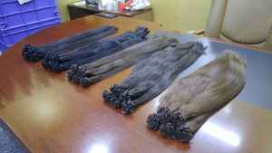 ผมต่อคุณภาพดีที่สุด ผมแท้ 100% เกรด Remy ผมตรงแบบ Silky Wave  แบบหนา  ติดด้วยนาโนริง  ผมอินเดีย ไม่หลุดร่วง - Product Image 6