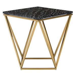 Luxurious Metal <b>Folding</b> Side <b>Table</b> Wholesale <b>Table</b> Top Coffee Side <b>Table</b> Modern for Bedroom Living Room Office Hotel Restaurant - Product Image 5