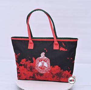 Nuevo diseño Premium OEM personalizado impermeable lavable totalmente sublimación bolsa de doble sombra logotipo personalizado bolsas de mano - Product Image 6