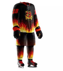 Maillot de hockey à la mode, uniforme d'équipe, uniforme de sport, ensemble de hockey sur glace en Polyester, nouveau style, vêtements de hockey avec OEM - Product Image 3