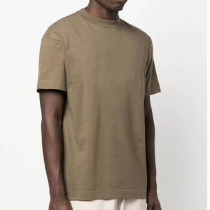 T-shirt personnalisé 2026 de haute qualité avec impression DTG, en coton pour homme, col rond, impression en mousse et logo, t-shirt uni pour l'été - Product Image 5