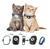 Nueva llegada Pet Tracker Seguimiento GPS en tiempo real con compatibilidad de tarjeta Mini Sim Impermeable IP67 GPRS Collar para mascotas