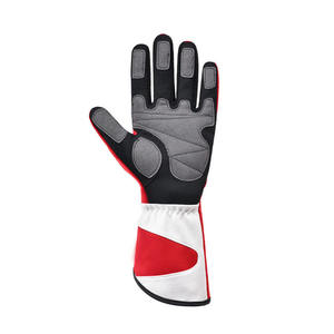 Guantes de carreras de dedo completo con logotipo personalizado para adultos jóvenes, piel de cabra transpirable, piel de ante, tela resistente al corte de fuego para deportes - Product Image 3
