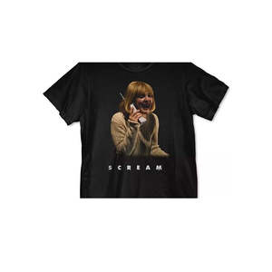 T-shirt Grafica da Uomo Goodie Scream Vestibilità Ampia in Jersey 100% Cotone, T-shirt Sportiva Compressa, Taglia L, Nera, Tessuto 240g-280g - Product Image 2