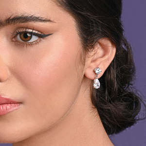 ต่างหูแฟชั่นสตรีเงินแท้ 925 - Product Image 4