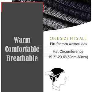 Winter Beanie Hats High Quality Custom Made Design Jacquard Beanie Hats Wholesale Custom Organic Wool Beanie Hat - Product Image 6