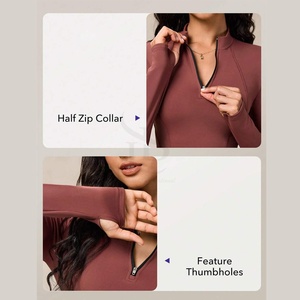 เสื้อเชิ๊ตสตรีผ้ารัดกล้ามเนื้อพร้อมปลอกแขนระบายสำหรับออกกำลังกายและยิมขายส่งราคาถูก2025 - Product Image 5