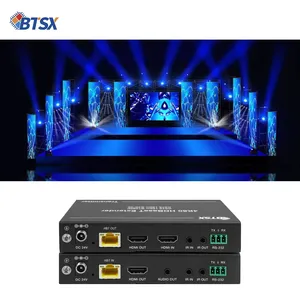 Bitvisus Audio Scheiding Kat 5e/6 Poc Ondid Ir Rs232 120M-150M Hdmi Extender 4K