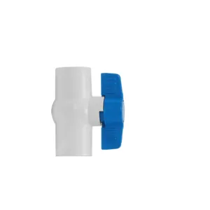 물 시스템 맞춤형 OEM 지원을 위한 중압 PVC UPVC 플라스틱 소형 볼 밸브