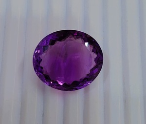 Pierre taillée en améthyste violette de bonne qualité fabrication de pierres précieuses en vrac pour bijoux forme ovale améthyste toutes tailles disponibles - Product Image 3