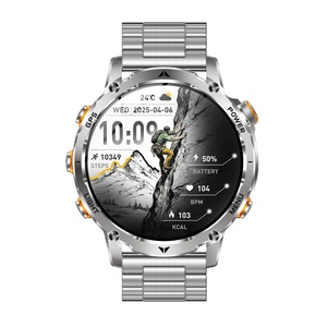 Smart <b>Watch</b> AK102 1.7 Inch IPS GPS Outdoor <b>Sport</b> Men Stainless Steel Band IP68 Waterproof Heart Rate Tracker Fitness <b>Watch</b> - Product Image 3