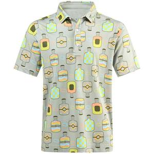 High Quality Quick Dry Contrast Collar All Over Print T-<b>Shirt</b> Custom Soft <b>Men's</b> Beverage Sublimation Polo <b>Shirts</b> Best <b>for</b> Summer - Product Image 3