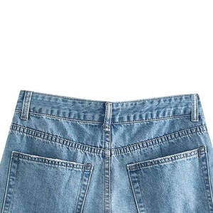 Diseña Tu Propio Logotipo, Shorts de Mezclilla para Mujer Más Vendidos, Shorts de Mezclilla con Logotipo Personalizado para Mujer - Product Image 4