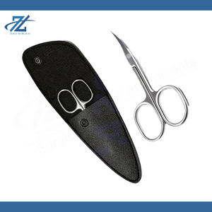 กรรไกรตัดหนังกำพร้าใบมีดโค้งสแตนเลสคุณภาพพรีเมียม พร้อมซองหนัง สำหรับดูแลเล็บ กำจัดหนังกำพร้าอย่างแม่นยำ ใช้สำหรับทำเล็บ - Product Image 6