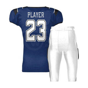 Uniforme de Fútbol Americano de Secado Rápido, Último Modelo, Más Vendido, Transpirable, Tallas Grandes, Apliques Bordados Personalizados - Product Image 2
