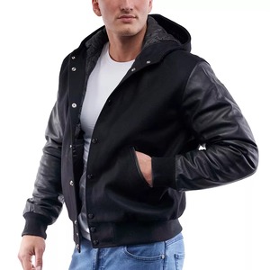 Custom Formal Varsity <b>Jackets</b> for Men Sports Baseball with OEM Embroidery <b>Patch</b> and Front Logo - Product Image 2