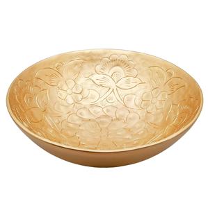 Mejor proveedor de vajillas artesanales, tazones con grabado láser, tazón grande de latón, fabricante de logotipos personalizados - Product Image 1