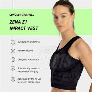 อุปกรณ์ป้องกันหน้าอกสำหรับผู้หญิงสำหรับฝึกศิลปะการต่อสู้ติดต่อกีฬาสวมใส่สบายปรับขนาดได้ - Product Image 5