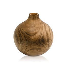 Jarrón de Flores de Madera de Acacia de Primera Calidad, Diseño Nuevo del Fabricante, Hecho a Mano, Moderno, Decorativo y Ecológico - Product Image 1