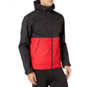 Veste coupe-vent personnalisée pour homme, automne, fermeture éclair, imperméable, toile, capuche, légère, coupe-vent, course à pied, golf, VTT - Product Image 5