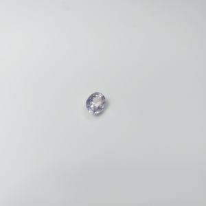 Bague Lalas de qualité supérieure, saphir blanc naturel à 100 %, chauffé, taille ovale, 4,60 carats, pierre de naissance de septembre, taille TH, certifiée - Product Image 3