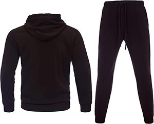 Survêtement en molleton de coton coupe classique pour homme, ensemble de survêtement multicolores pour homme, coupe classique - Product Image 5