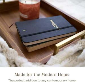 Plateau décoratif en bois de Noël de vente chaude avec la poignée en laiton pour l'usage dans les restaurants dans la conception unique - Product Image 6