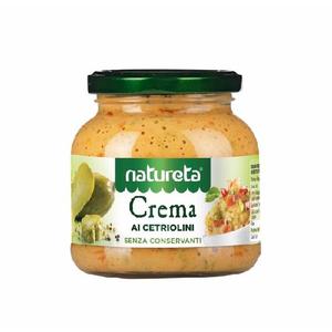 Natureta Italiana 280g X 12 Pezzi Salsa Crema di Cetrioli in Barattolo Mason Senza Conservanti Refrigerata - Product Image 1