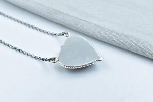 Handmade Purple Blue Turquoise Sterling Silver <b>Necklace</b> 18 Inch Adjustable Chain <b>Boho</b> Statement Jewelry - Product Image 2