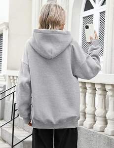 Sudadera con capucha de diseño moderno con capucha de algodón de ajuste relajado para comodidad diaria - Product Image 4