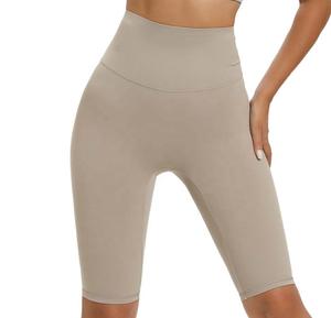 กางเกงขาสั้นขี่จักรยานเอวสูงสำหรับผู้หญิงกางเกงขาสั้นเล่นโยคะฟิตเนสแห้งเร็วระบายอากาศได้ดีตกแต่งลวดลายเซ็กซี่สไตล์สปอร์ตฤดูร้อนโลโก้ได้ตามต้องการ - Product Image 1