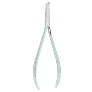 Alicates de acero inoxidable para instrumentos quirúrgicos dentales de alta calidad OEM para herramientas de ortodoncia, alicates para doblar extremos distales dentales - Product Image 1