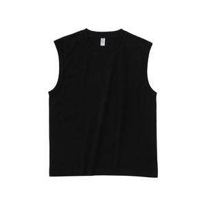 เสื้อกล้ามออกกำลังกายผ้าฝ้ายหนัก250ก. เสื้อกล้ามสำหรับผู้ชายเสื้อกล้ามออกกำลังกายโลโก้กำหนดเองได้เสื้อกล้ามออกกำลังกายแบบเรียบขายส่ง - Product Image 4