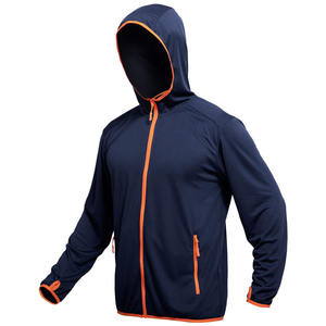 Sudadera con capucha de poliéster para hombre, ropa de pesca con cremallera y bolsillo lateral, 100% - Product Image 4